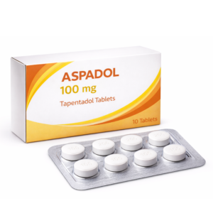 Generic Tapentadol 100mg tablets blister pack for moderate to severe pain relief