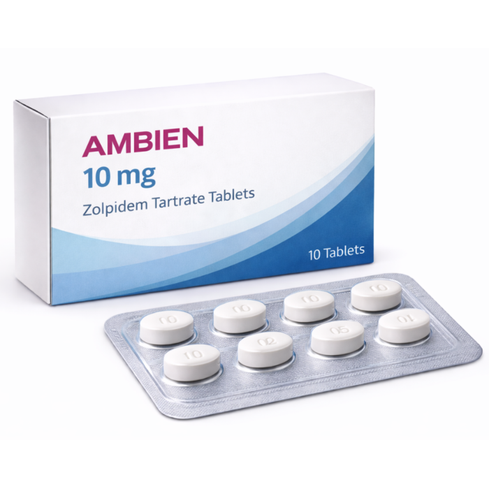 Generic Zolpidem 10mg tablets blister pack for insomnia and sleep support treatment