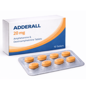 Generic amphetamine and dextroamphetamine tablets blister pack for ADHD and narcolepsy treatment