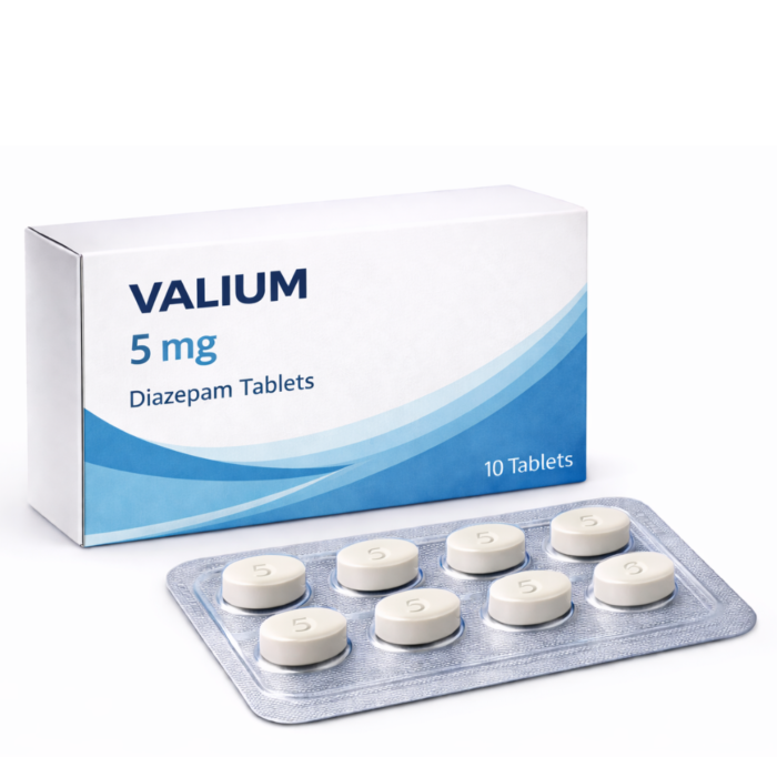 Valium Diazepam Tablets – Anxiety and Muscle Relaxation Support Generic Diazepam tablets blister pack for anxiety and muscle spasm treatment